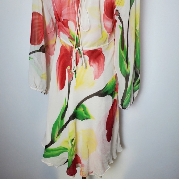 Alice and Olivia Floral Silk Dress - Picture 7 of 15